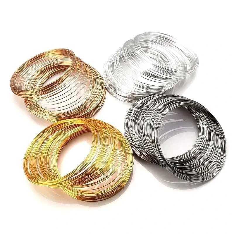 24pcs Plain Bangles-Rose Gold