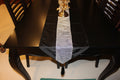 72" Luxury Velvet Diamante Sparkle Table Runner Tasseled