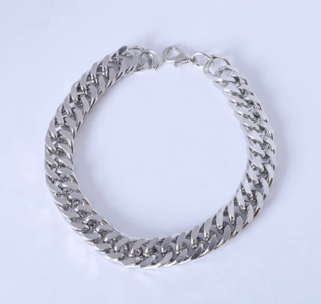Stainless Steel 6mmCurb Chain Bracelet