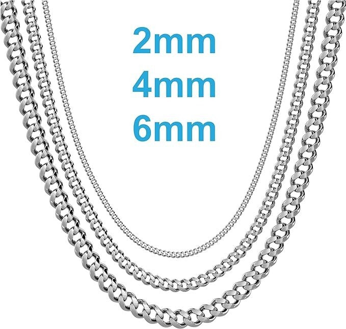925 Sterling Silver Thick Solid Men 12MM Curb Chain Necklace 24”
