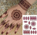 2 Sheets Of Hand/Body/Feet Henna Stencils