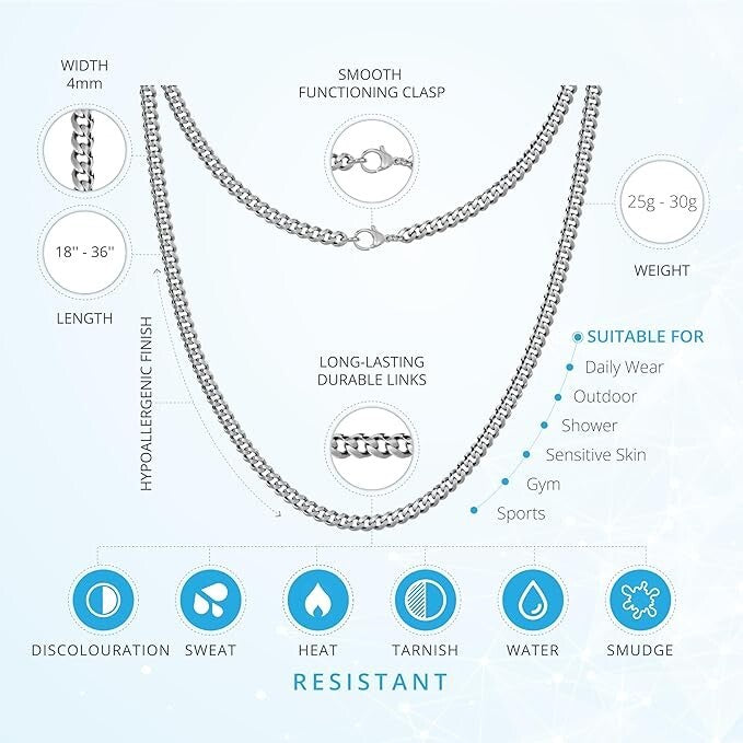 Stainless steel Snake Herringbone Necklace Chain 16", 18", 20"22" Long-Sale