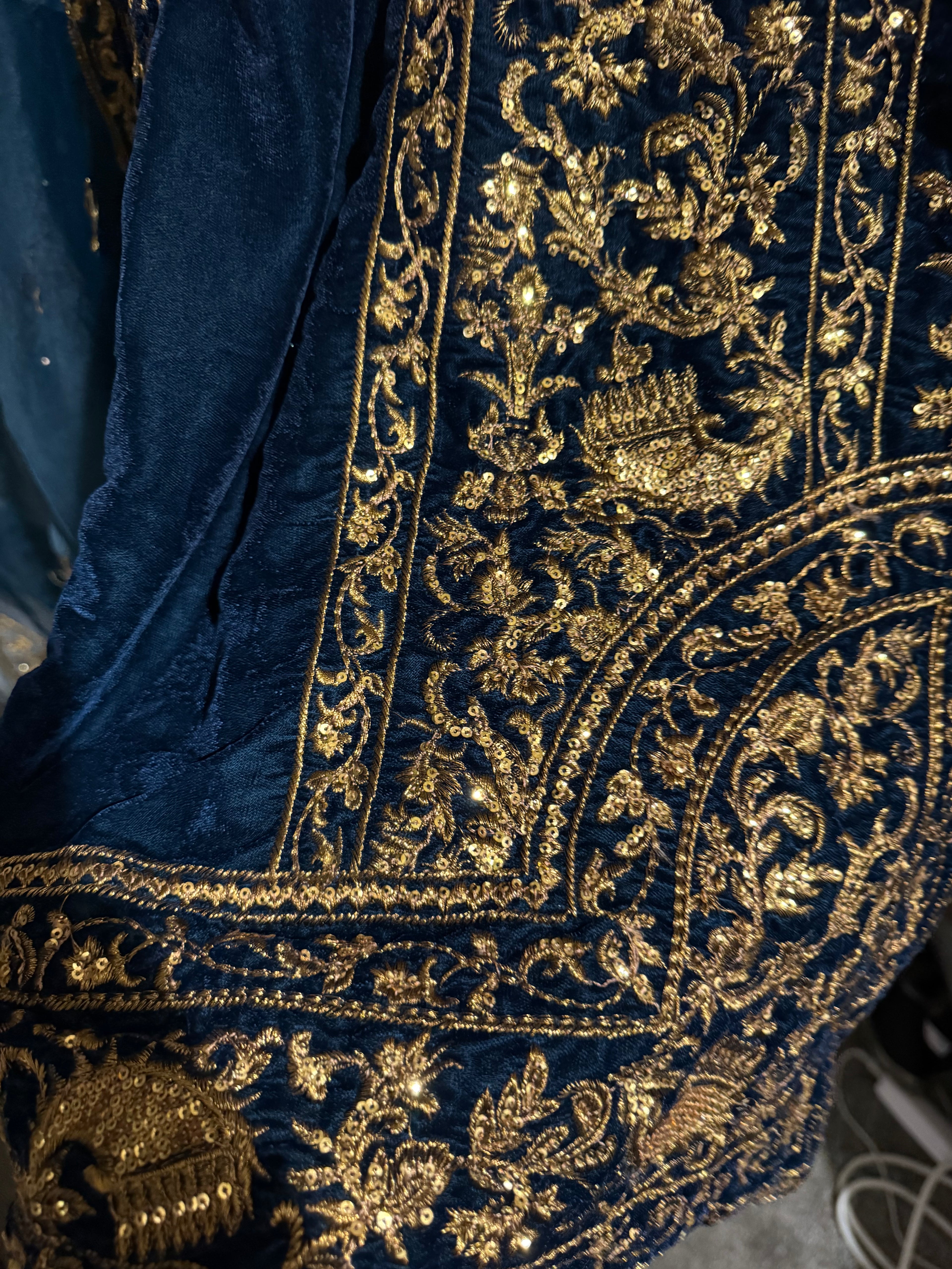 ASIMJOFA Velvet Makhmal collection 3PC-stitched