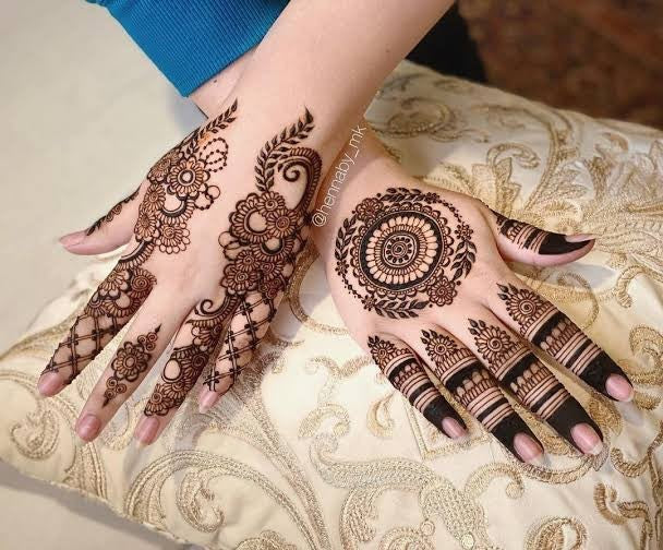 10 Sheets Of Hand/Body/Feet Henna Stencils