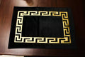4Pc 40 x 30cm Luxury Pure Velvet Greek Placemats Table Mat Dinning