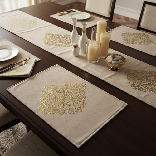 Beige Placemat - Luxury Setting