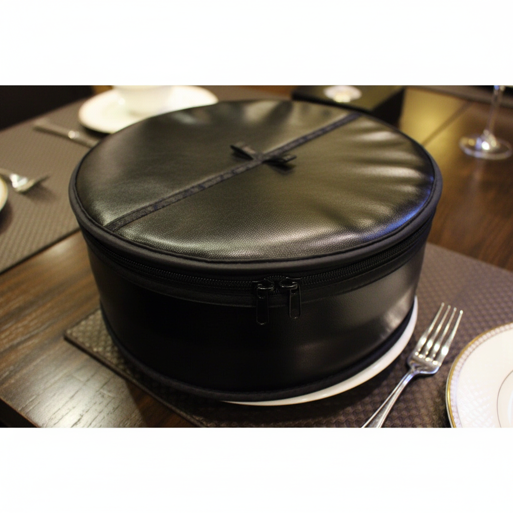 Black Bread Basket - Close-Up Detail