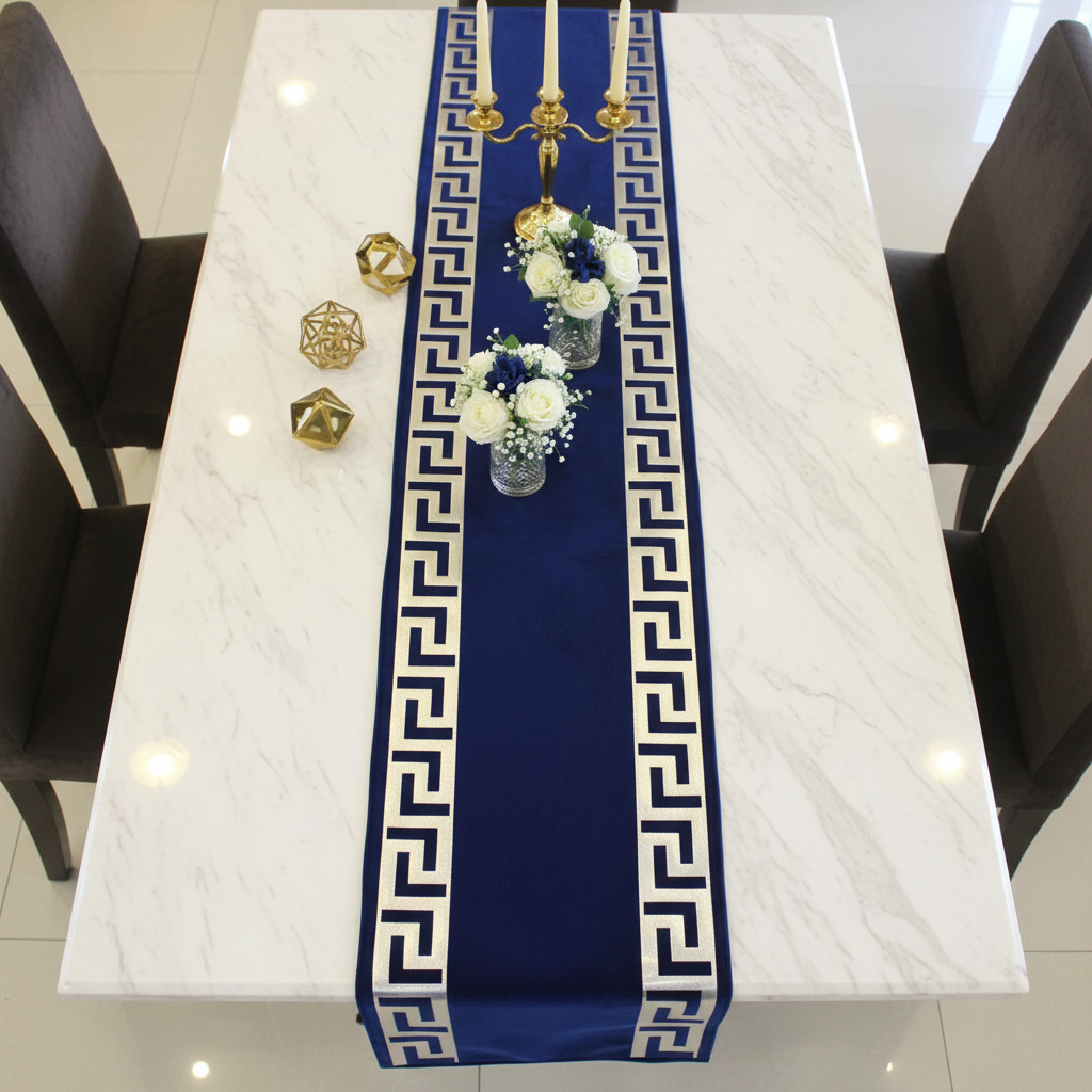 Blue Runner - Same Pattern, Gold Color