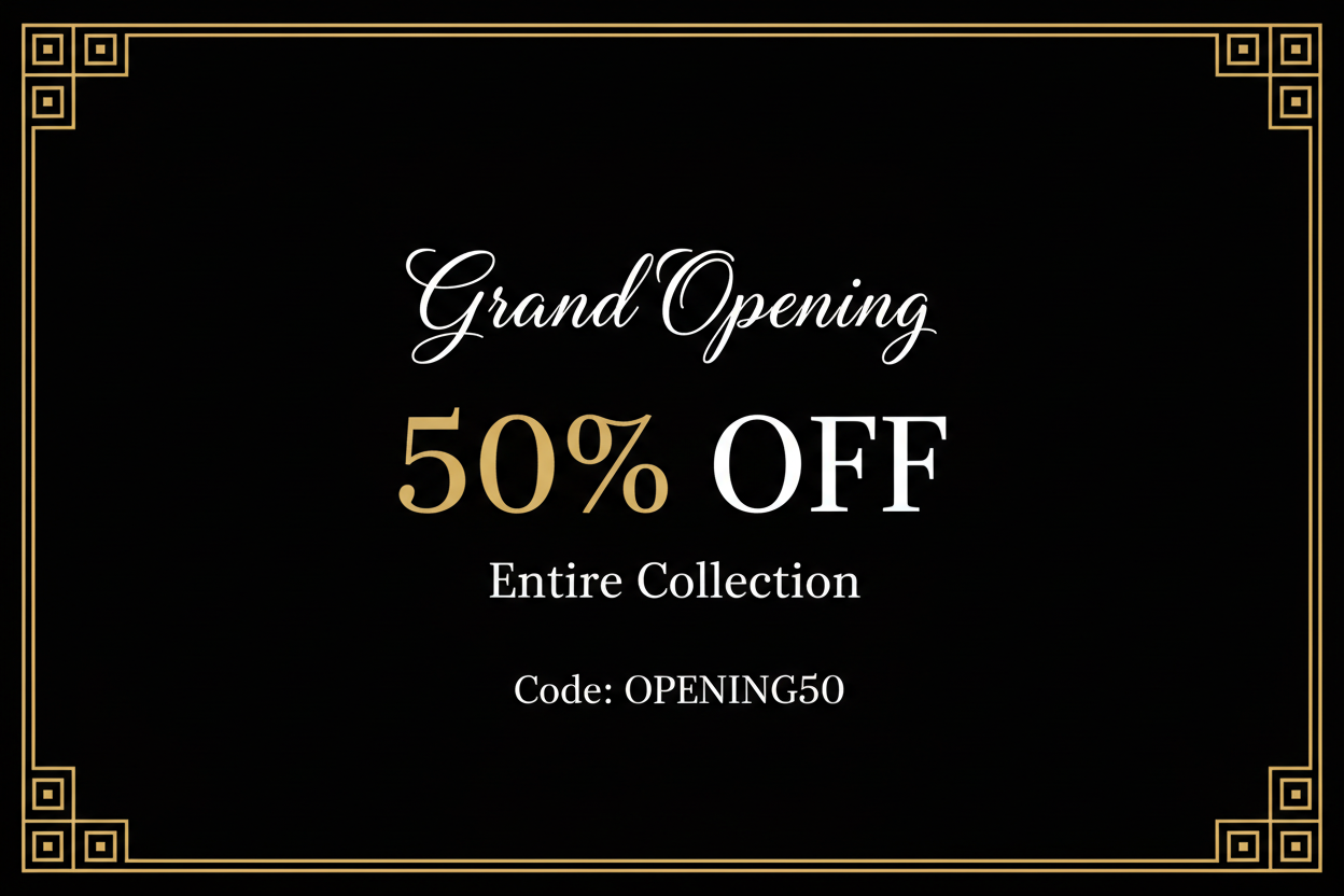 Elegant Opening Sale Banner