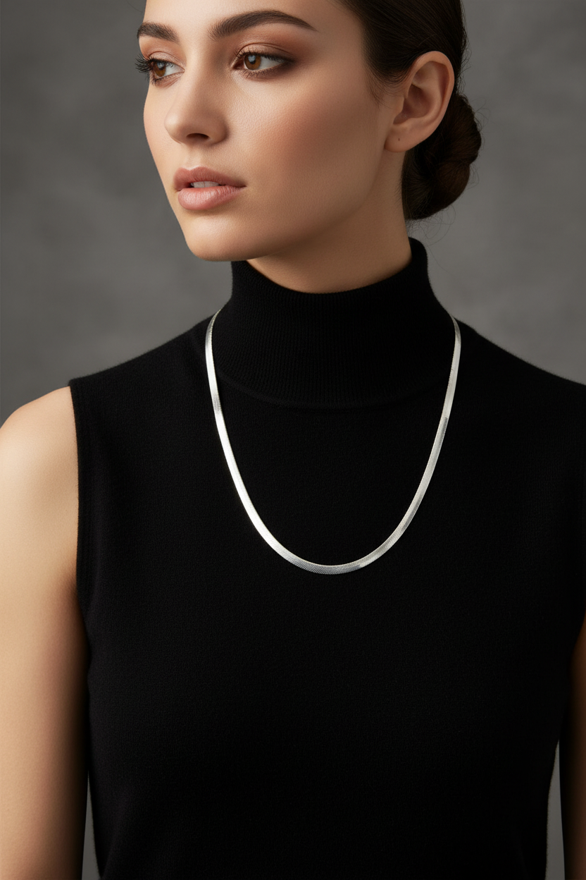 Herringbone chain on model - matching design