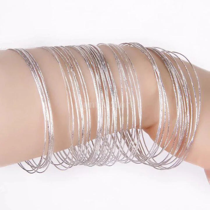 24pcs Plain Bangles-Rose Gold