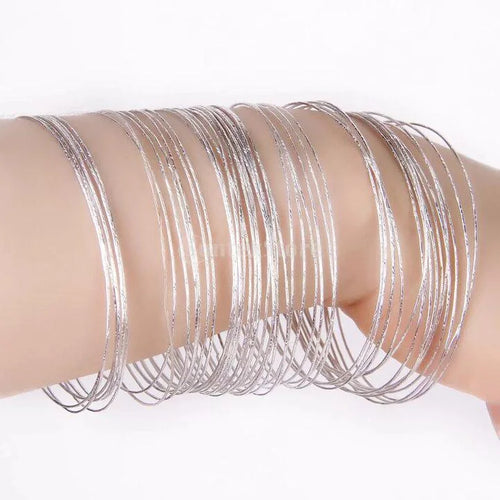 24pcs Plain Bangles-Rose Gold