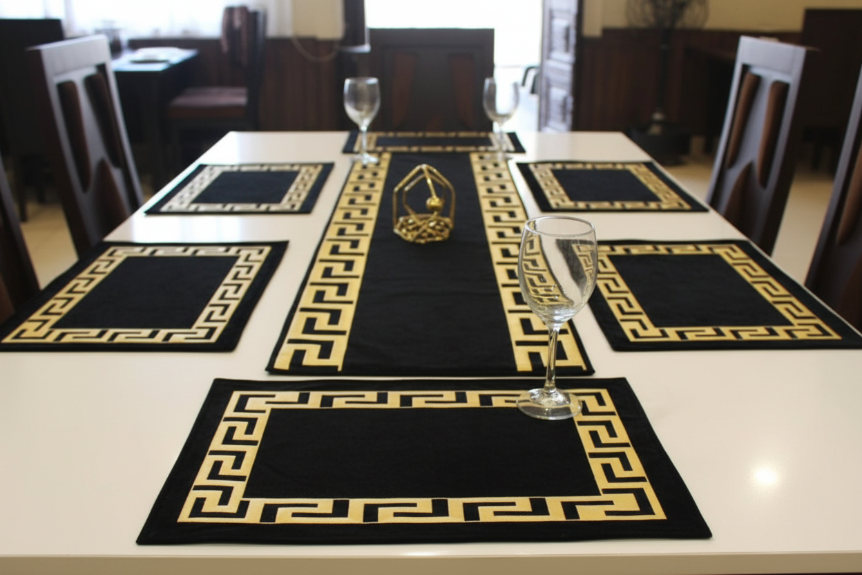 Minimal table runner styling