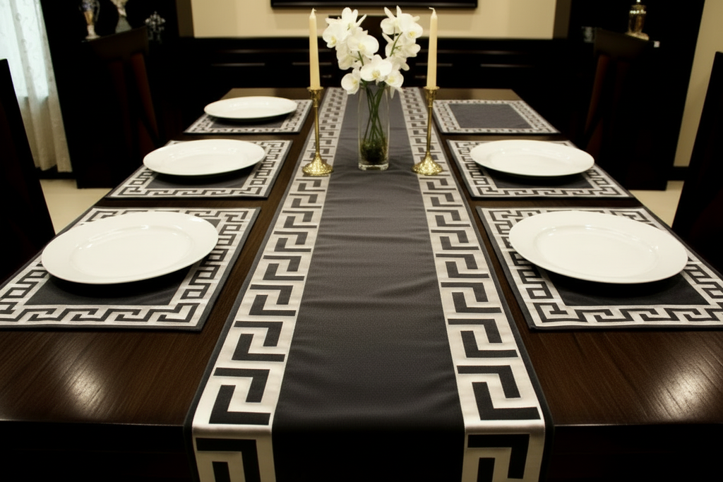 Minimalist elegant table setting