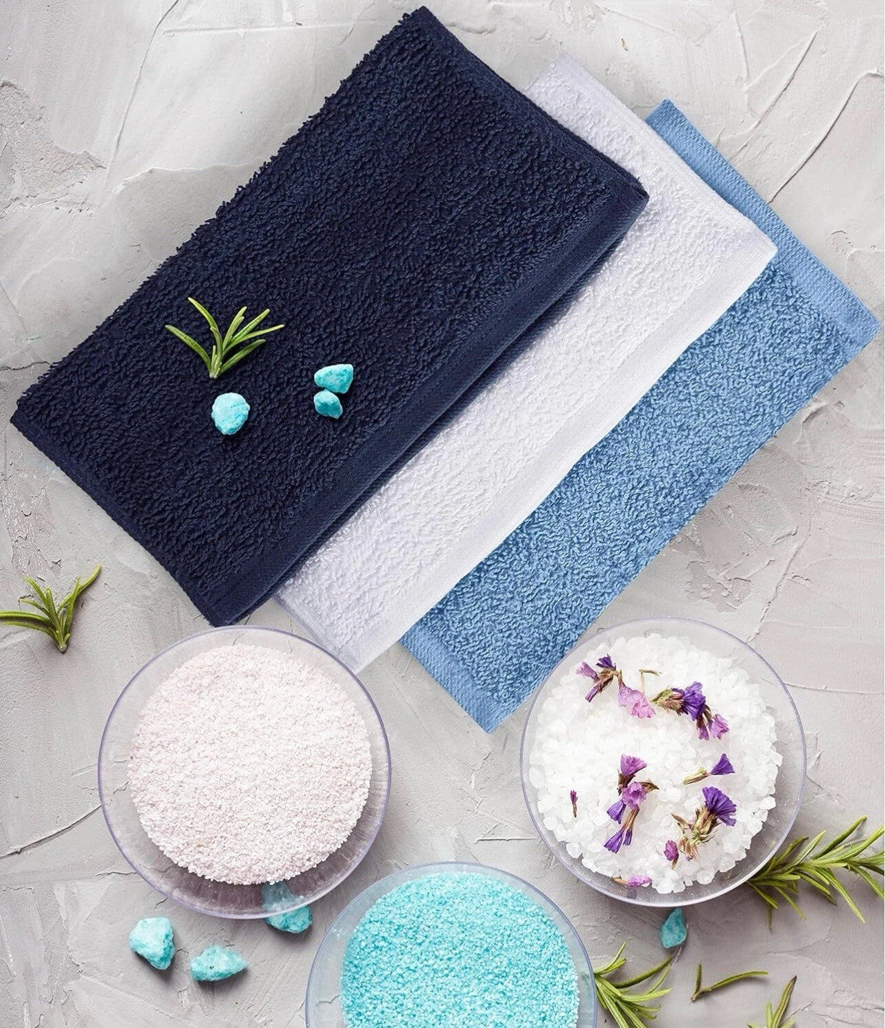 12X Flannels Face Cloths Super Soft 100% Cotton Towels Hand Washcloths 30x30cm