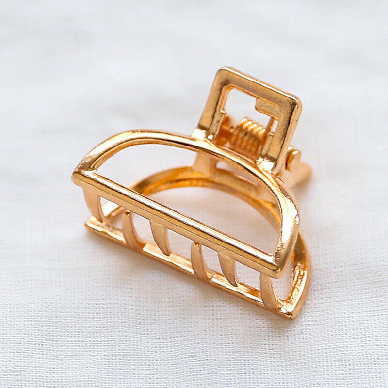 4x Mini Hair Claw Clips Butterfly Clamp Metal Barrettes Hairpin Small Clips