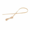 Gold BOW BUCKLE Metal Thin Skinny Belt
