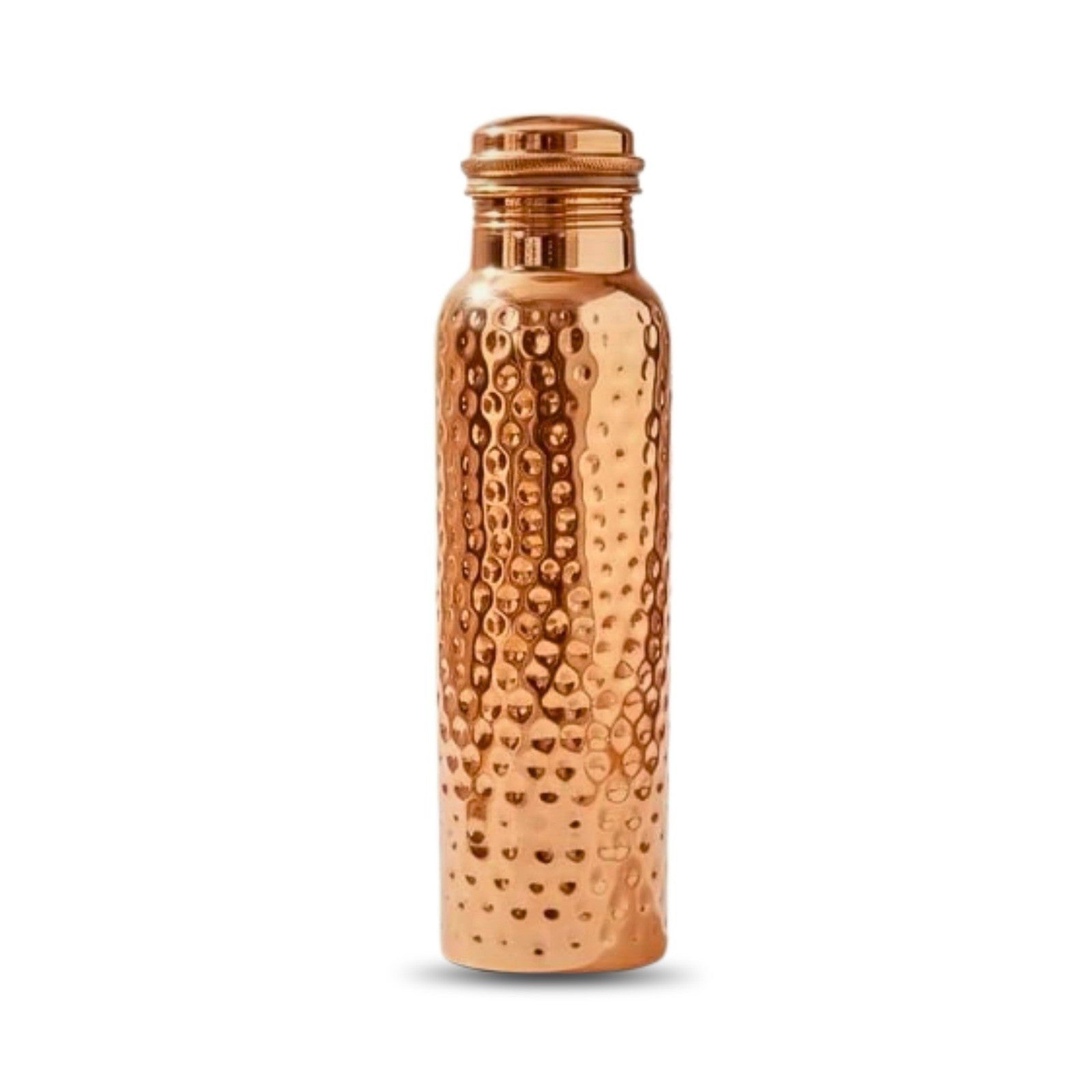 Virsah Hammered Copper Water Bottle 1L
