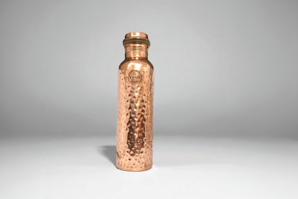 Virsah Engraved Copper Bottle